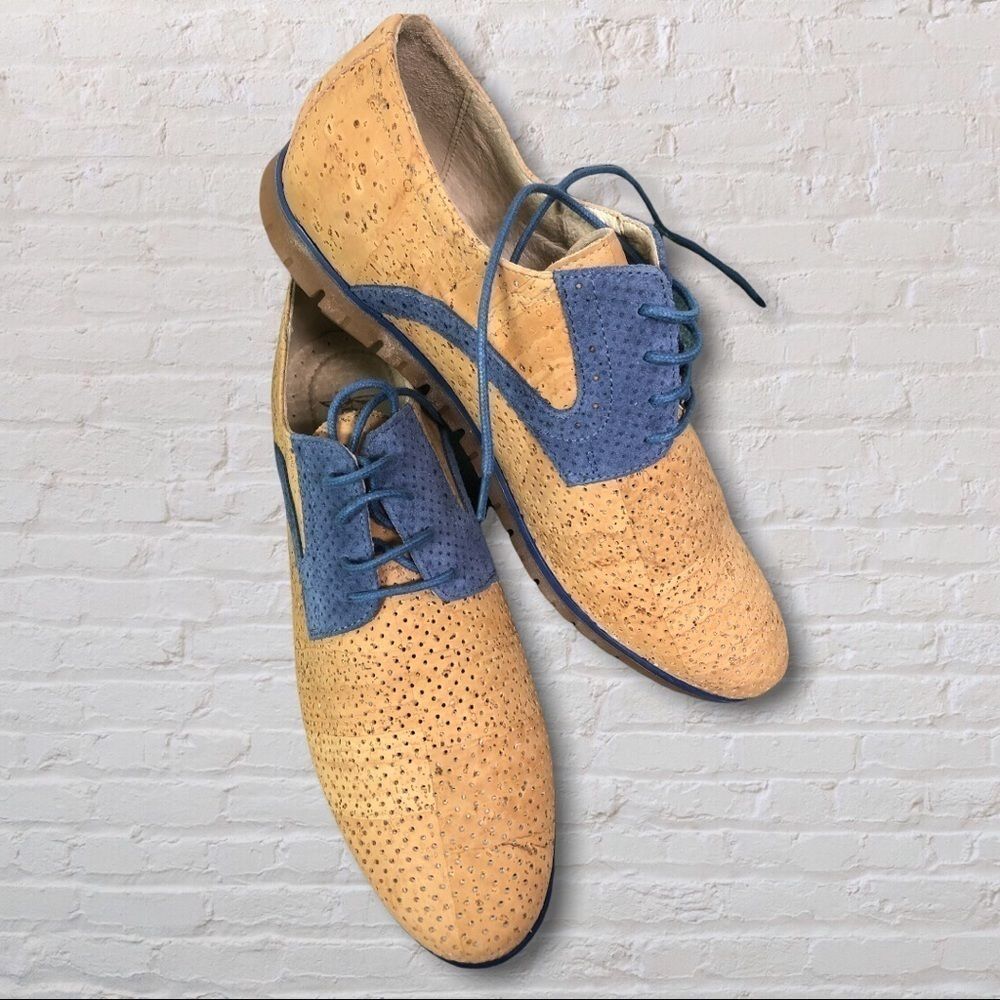 Fine Cork Portugal Lace Up Oxford Shoes